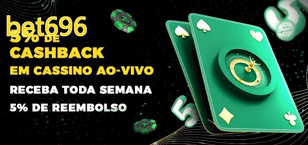 Promoções do cassino ao Vivo bet696